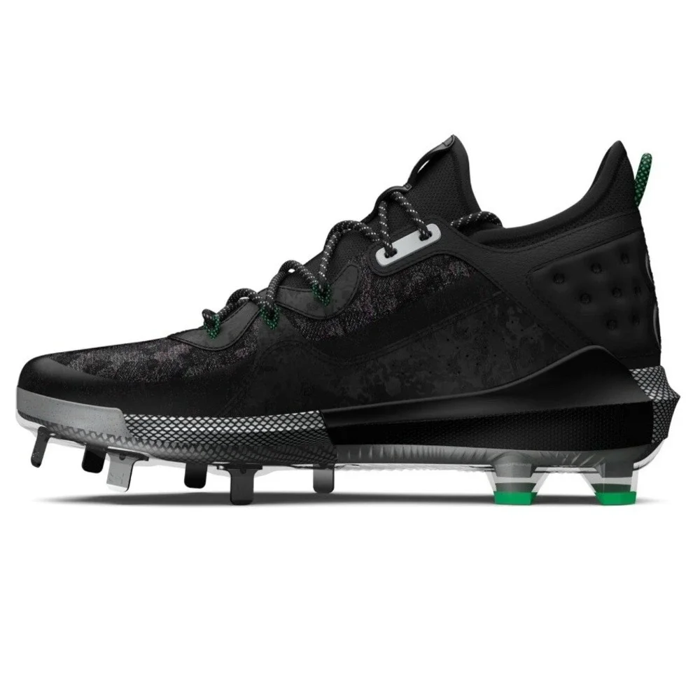 Under Armour Size 15 Metal TPU Baseball Cleats Harper 8 Low ST Mens Black UA NEW